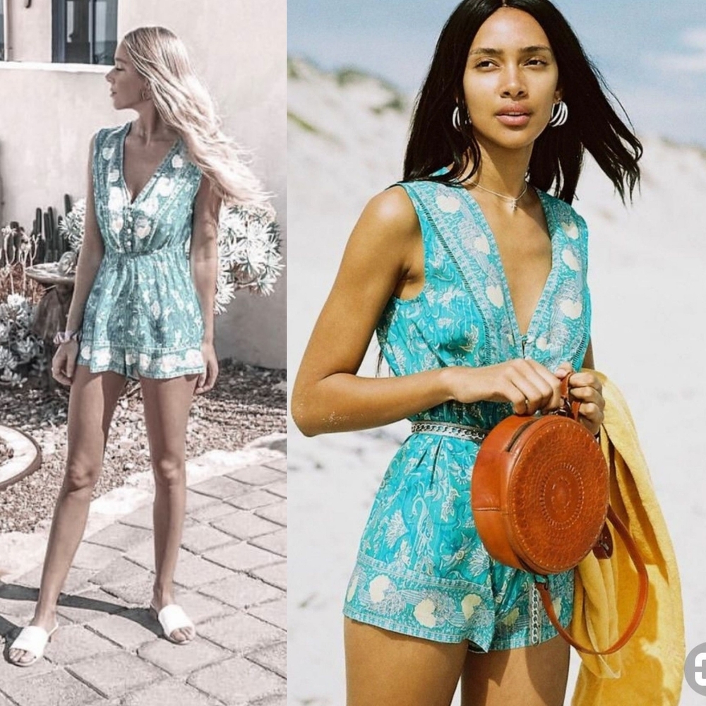 New Arnhem Aphrodite Romper Jade Green jumper 8 S